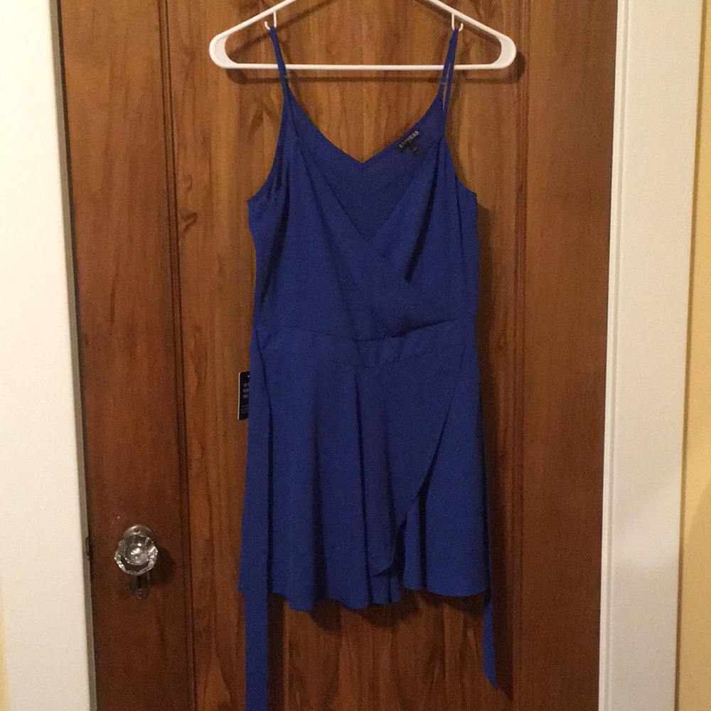 Royal blue Express romper
